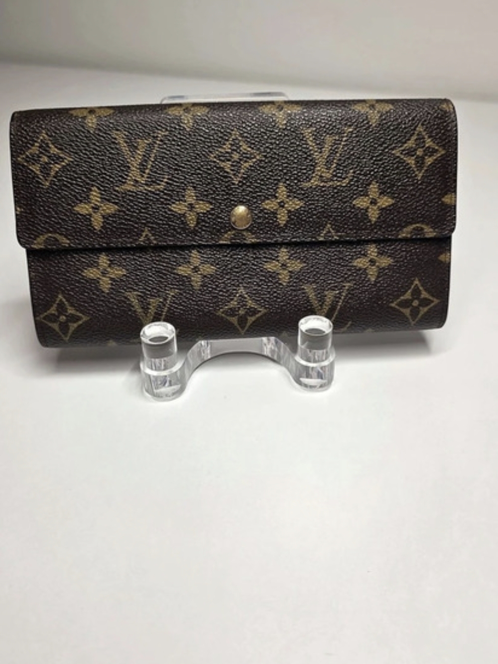 Louis Vuitton Brown Monogram Sarah Wallet